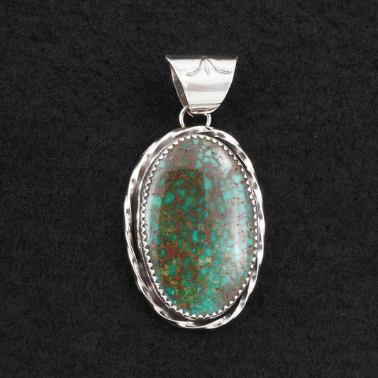 Ernest Hawthorne Turquoise & Sterling Silver Pendant