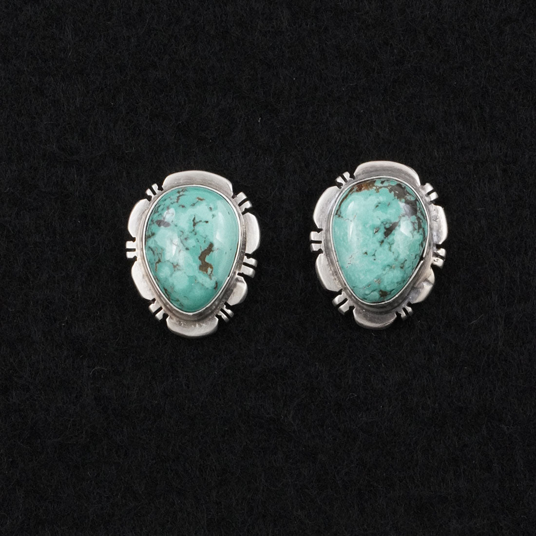 Thomas Francisco Turquoise & Sterling Silver Earrings