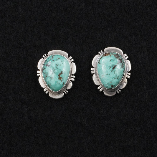 Thomas Francisco Turquoise & Sterling Silver Earrings
