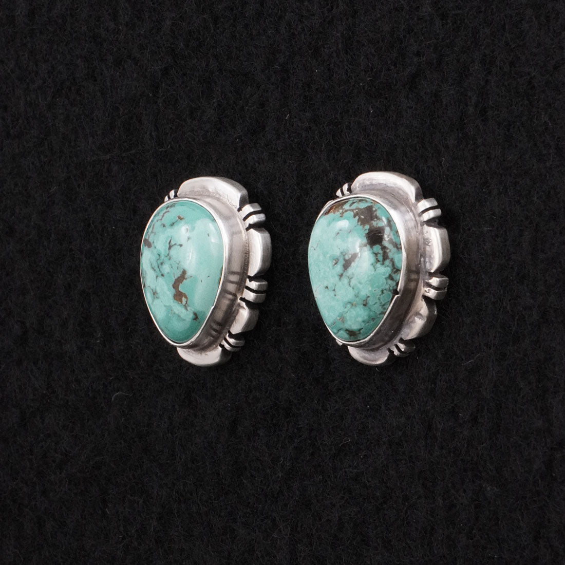 Thomas Francisco Turquoise & Sterling Silver Earrings