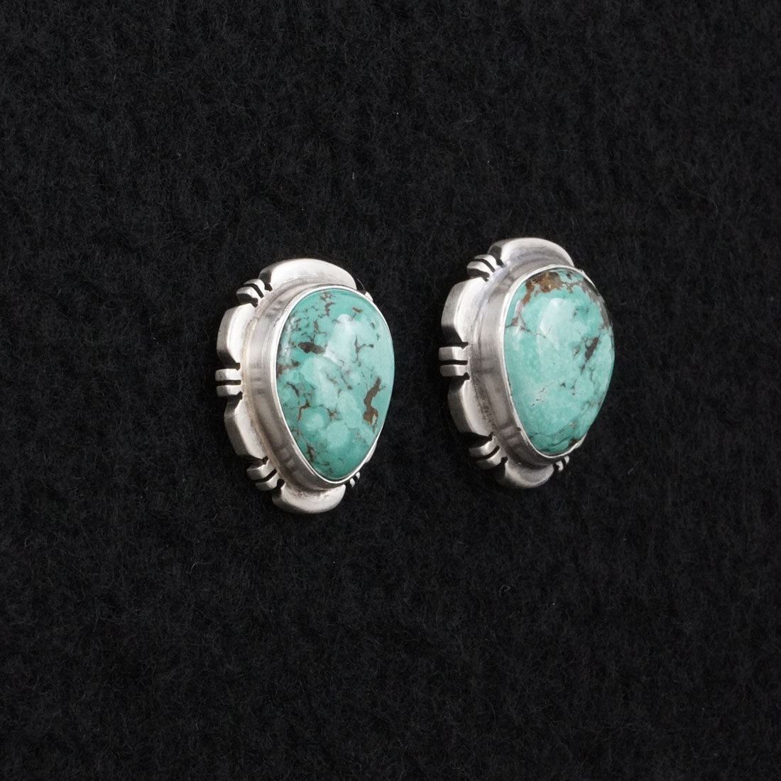Thomas Francisco Turquoise & Sterling Silver Earrings
