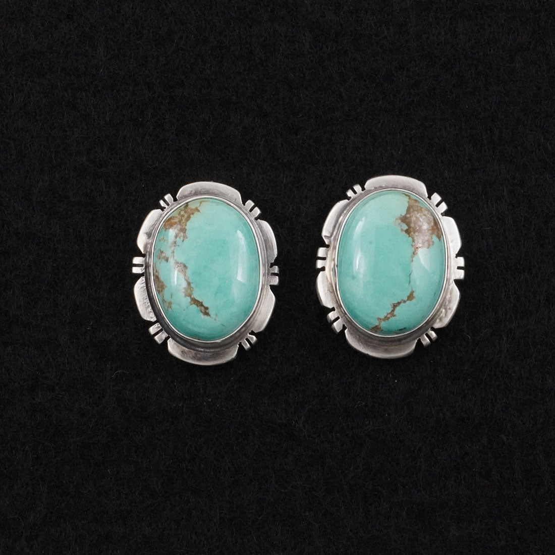 Thomas Francisco Turquoise & Sterling Silver Earrings
