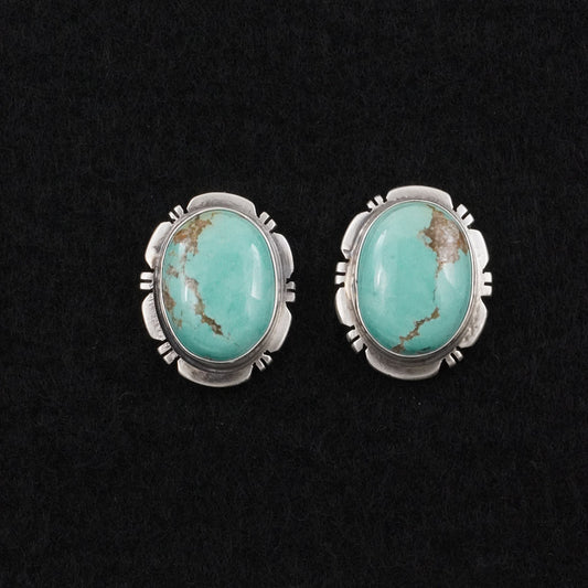 Thomas Francisco Turquoise & Sterling Silver Earrings