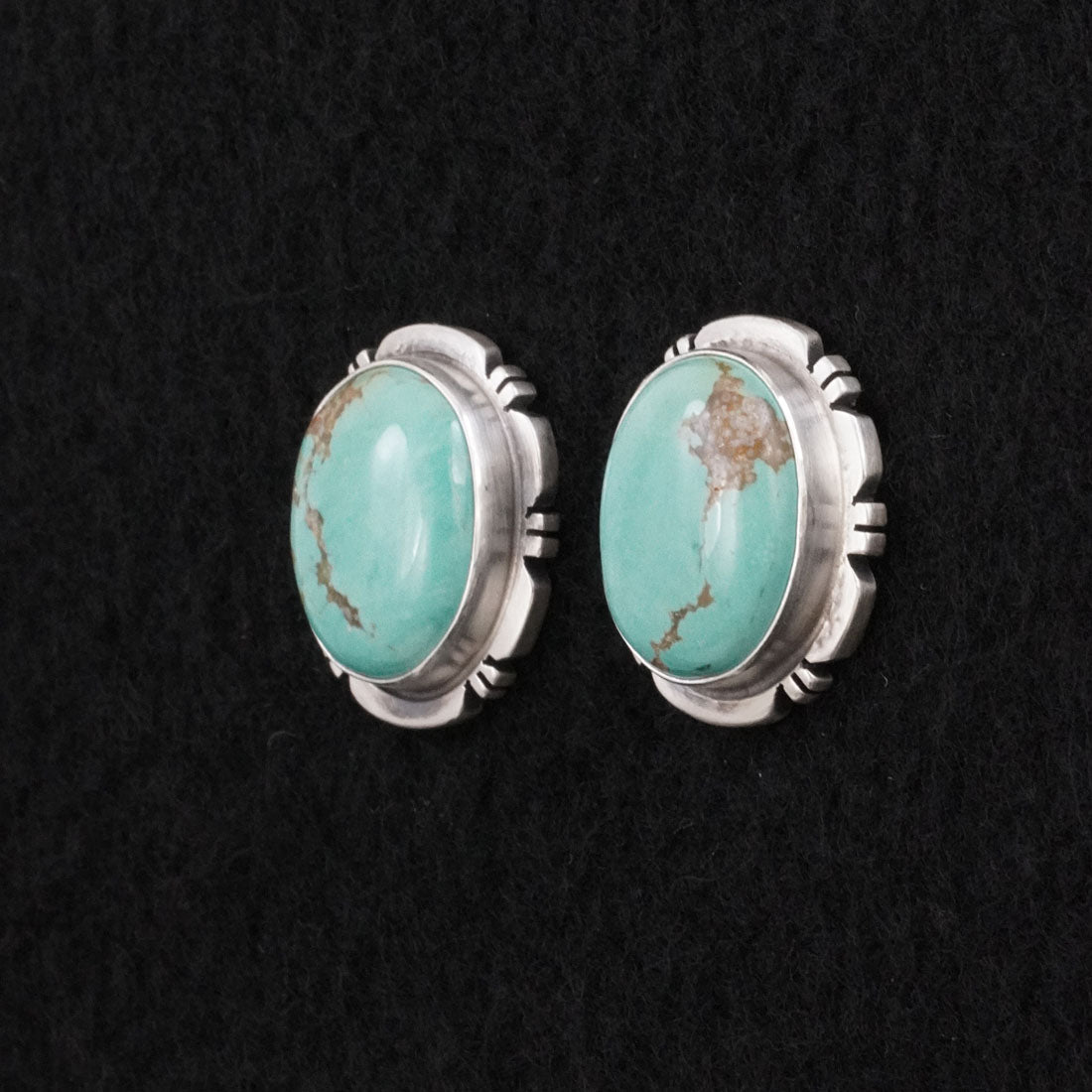 Thomas Francisco Turquoise & Sterling Silver Earrings