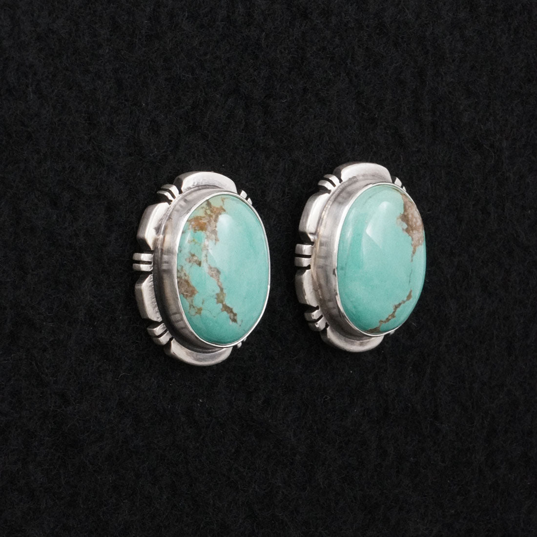 Thomas Francisco Turquoise & Sterling Silver Earrings