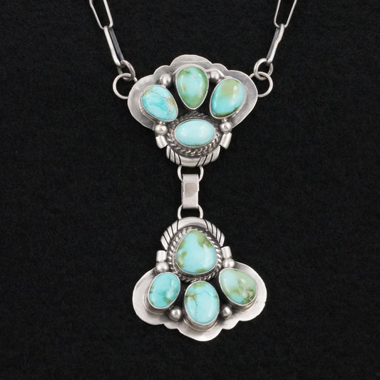 Paul Livingston Turquoise & Sterling Silver Necklace