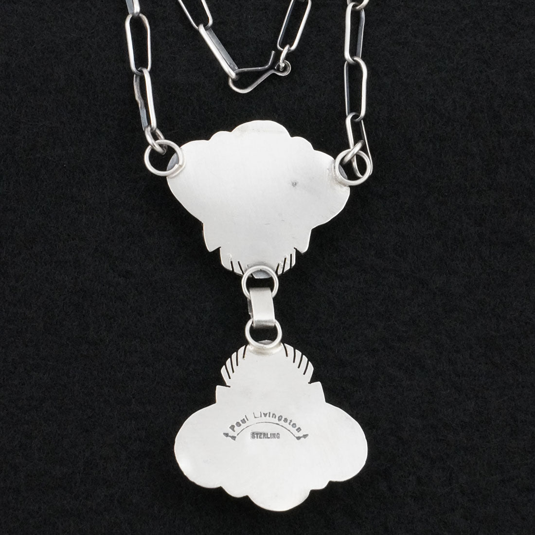 Paul Livingston Turquoise & Sterling Silver Necklace