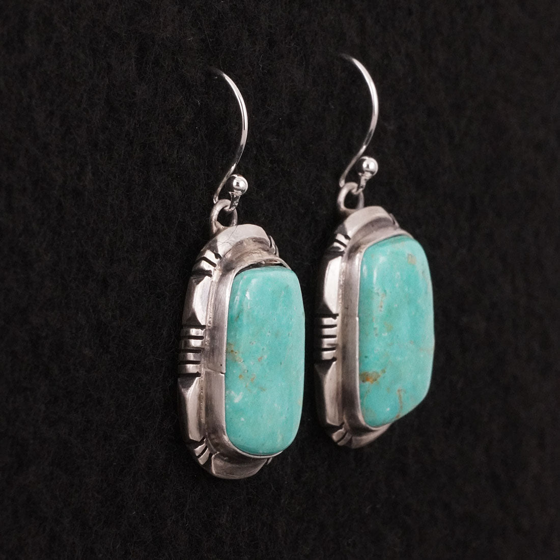 Thomas Francisco Turquoise & Sterling Silver Earrings