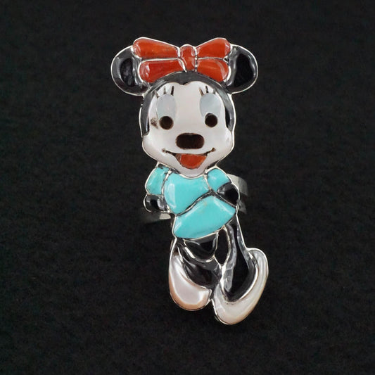 Don Dewa Multi-Stone & Sterling Silver Ring Adjustable