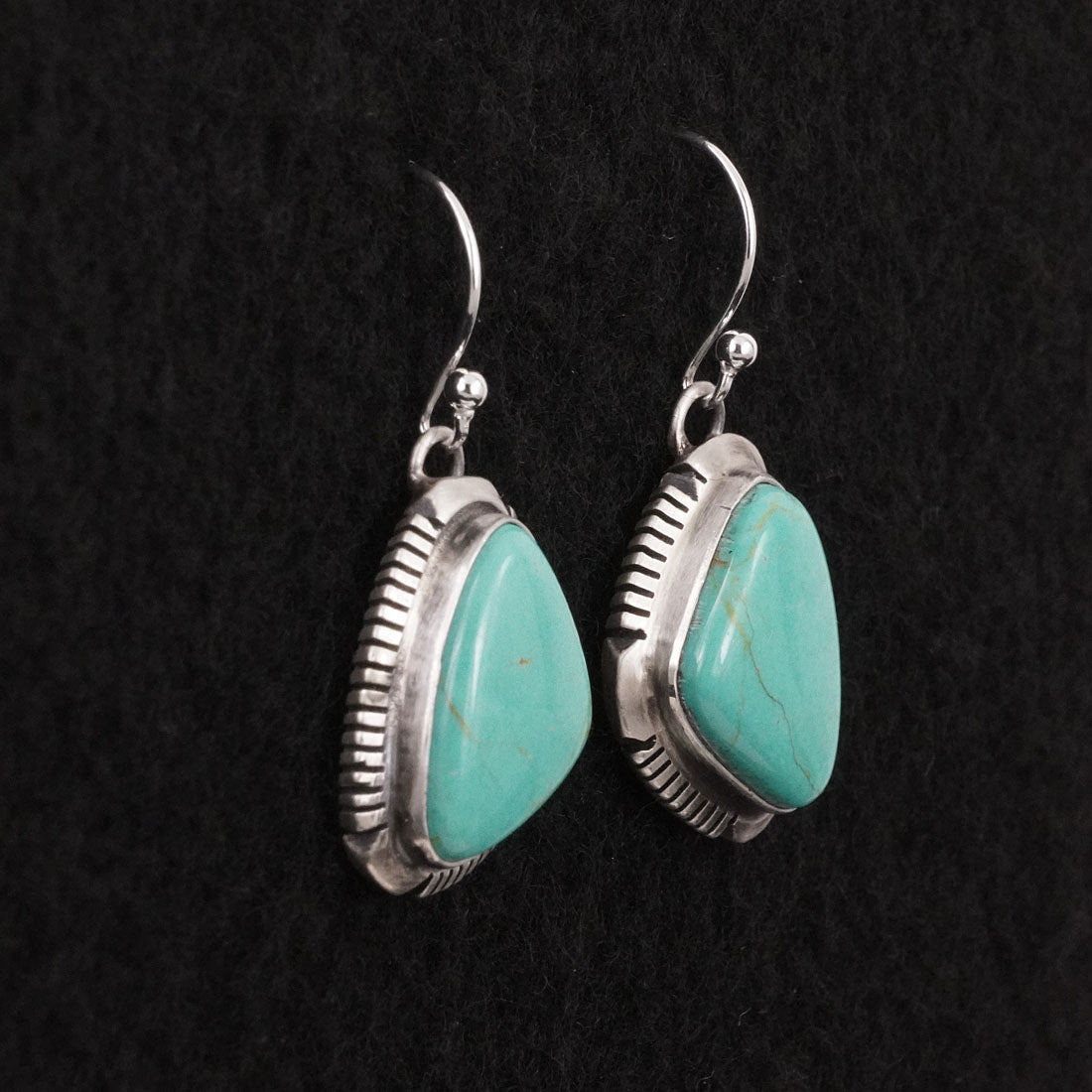 Thomas Francisco Turquoise & Sterling Silver Earrings