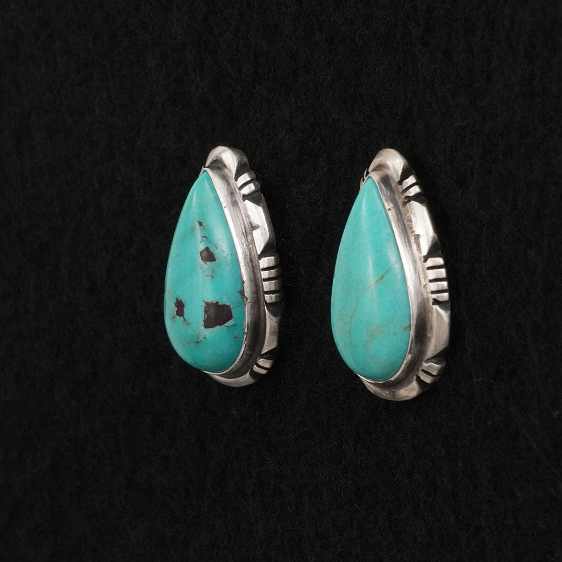 Thomas Francisco Turquoise & Sterling Silver Earrings