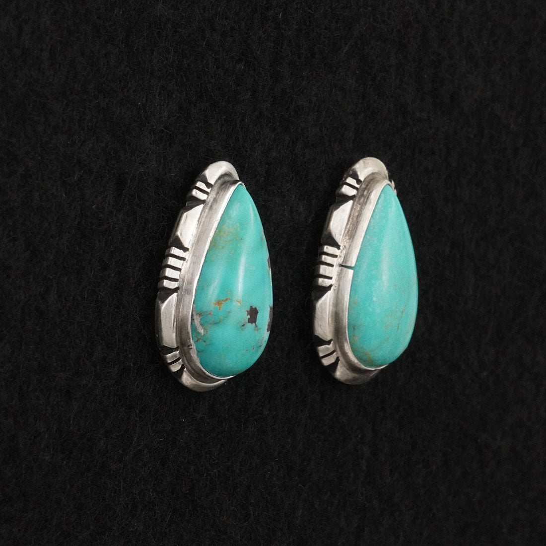 Thomas Francisco Turquoise & Sterling Silver Earrings