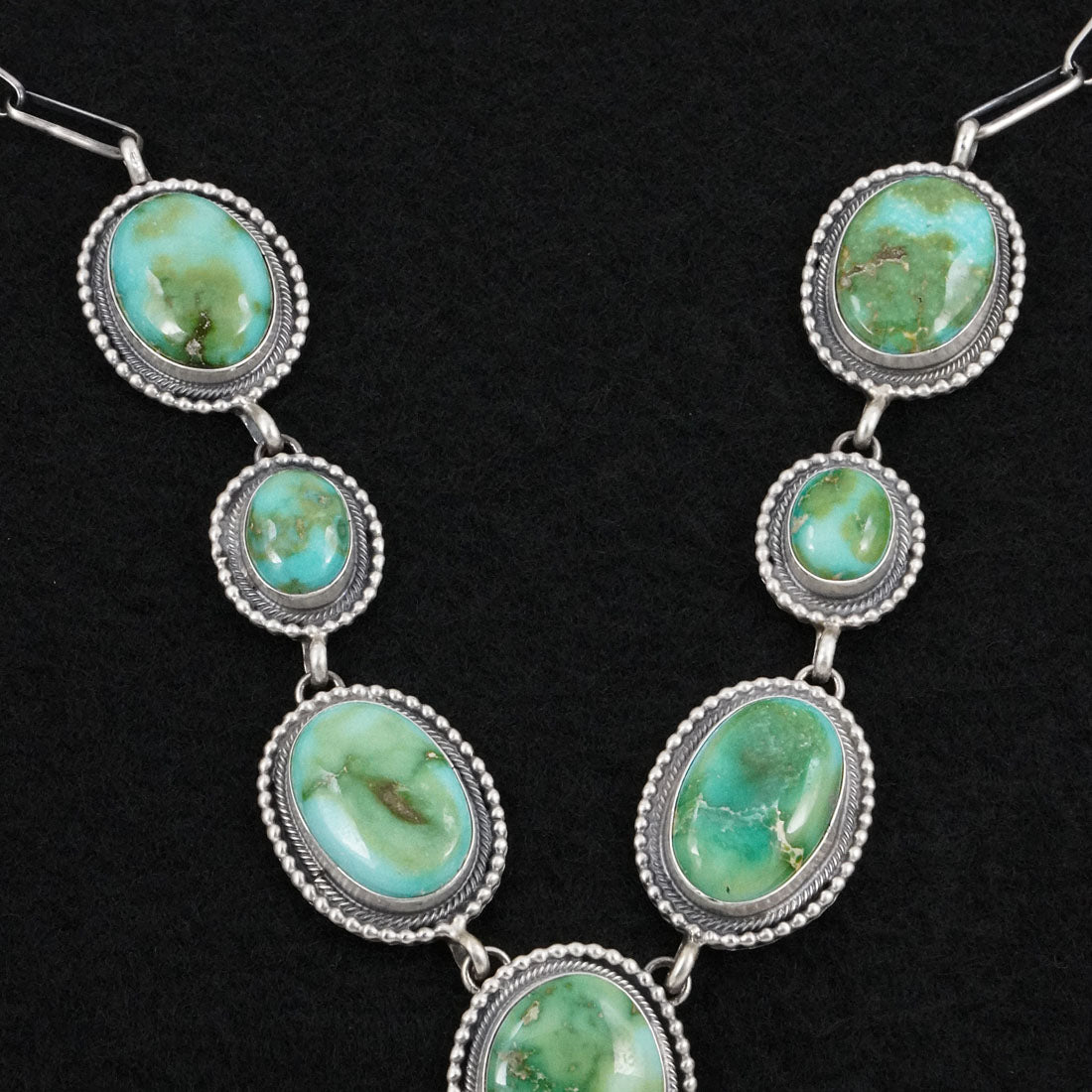 Darrin Livingston Turquoise & Sterling Silver Necklace Set