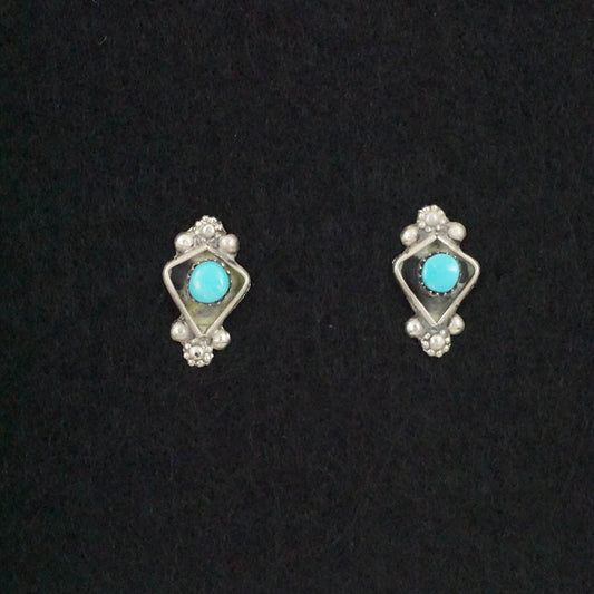Verdie Booqua Turquoise & Sterling Silver Earrings