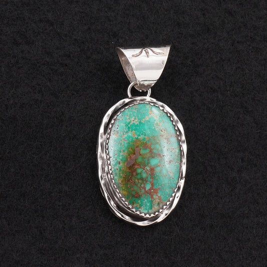 Ernest Hawthorne Turquoise & Sterling Silver Pendant
