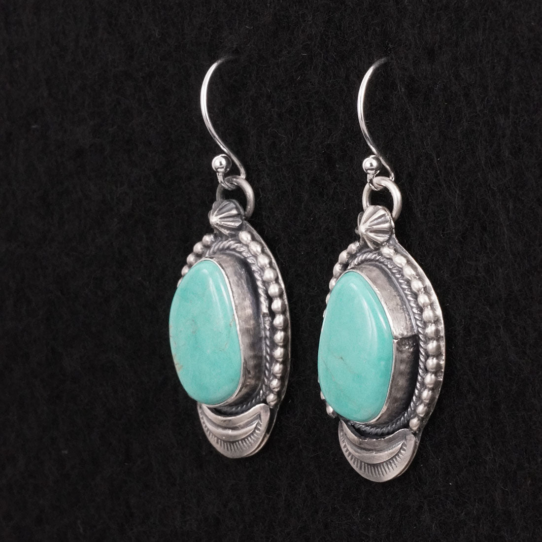 Bobby Johnson Turquoise & Sterling Silver Earrings