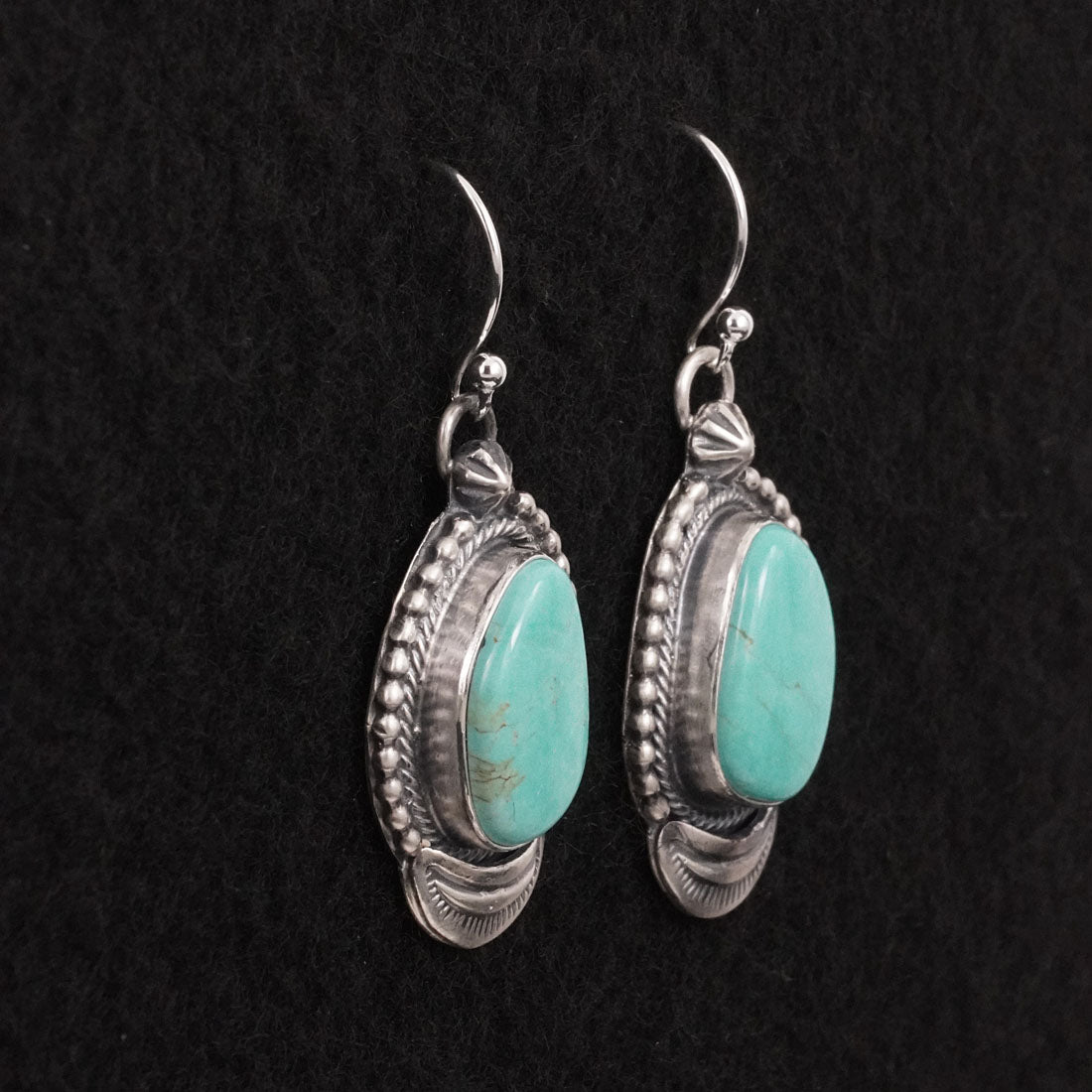 Bobby Johnson Turquoise & Sterling Silver Earrings