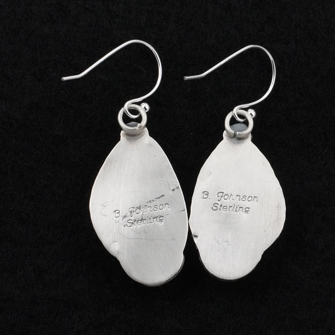 Bobby Johnson Turquoise & Sterling Silver Earrings