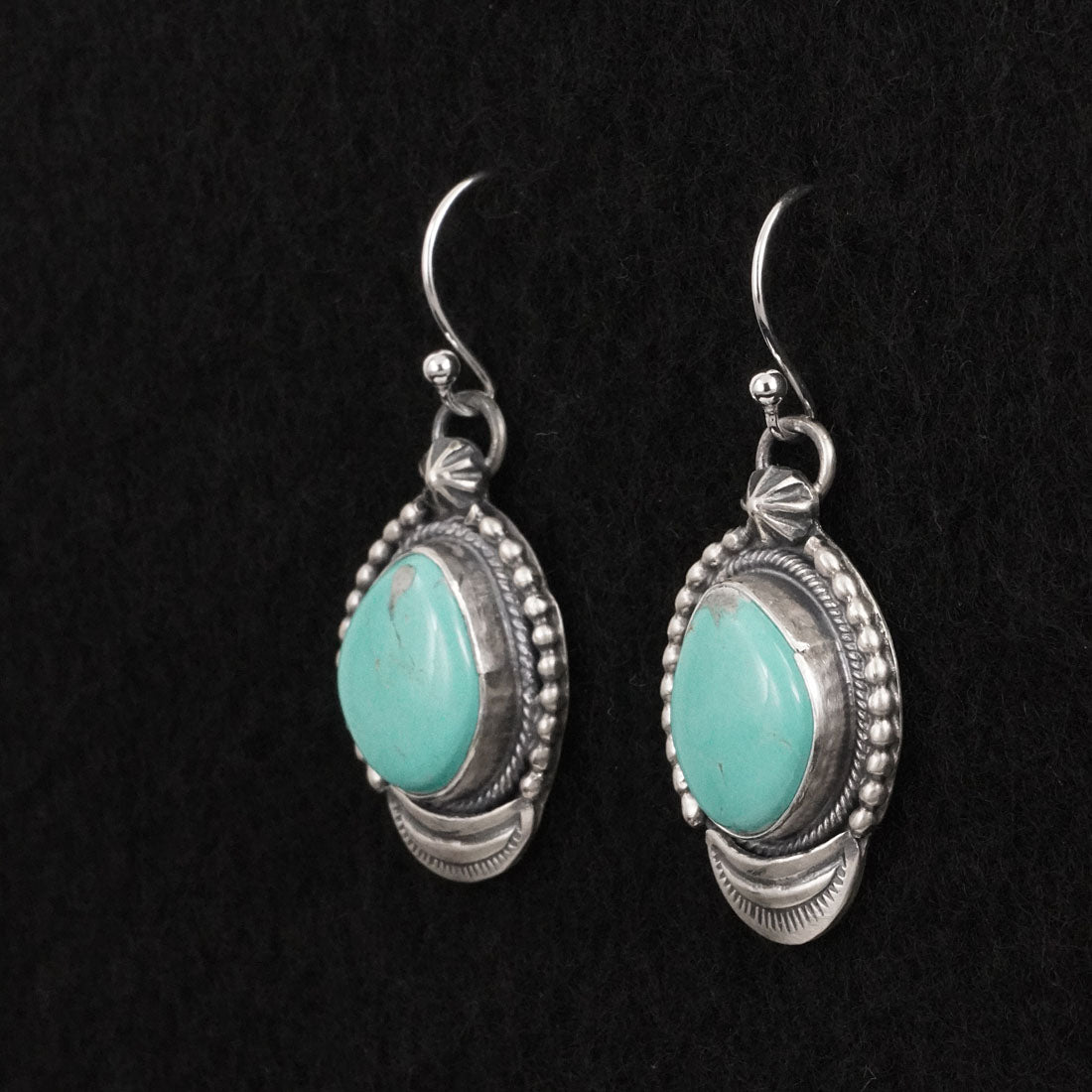 Bobby Johnson Turquoise & Sterling Silver Earrings