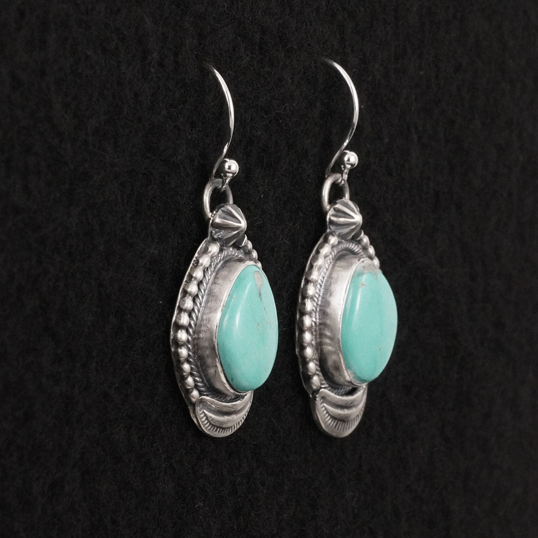 Bobby Johnson Turquoise & Sterling Silver Earrings