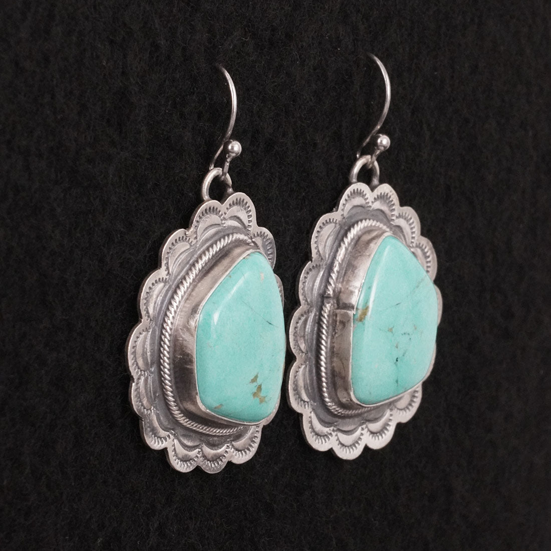 Bobby Johnson Turquoise & Sterling Silver Earrings