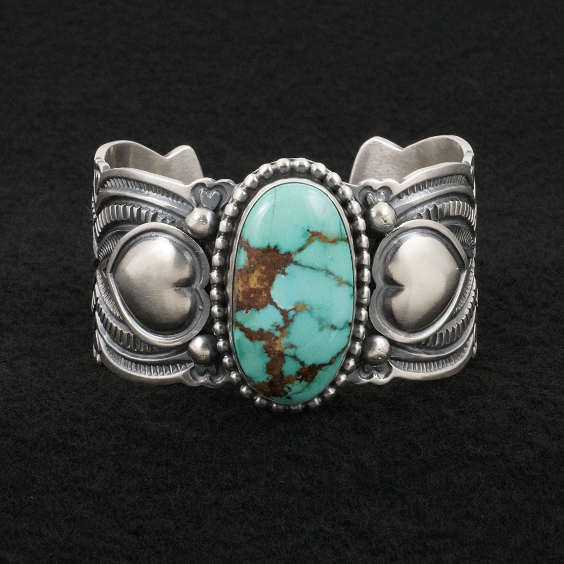 Arnold Blackgoat Turquoise & Sterling Silver Bracelet
