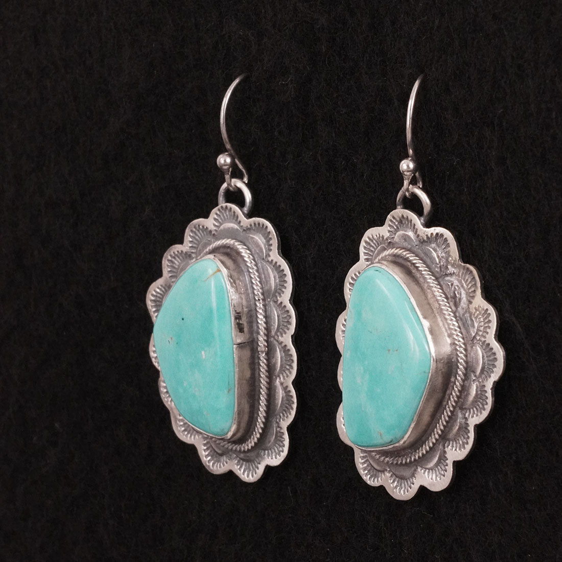 Bobby Johnson Turquoise & Sterling Silver Earrings