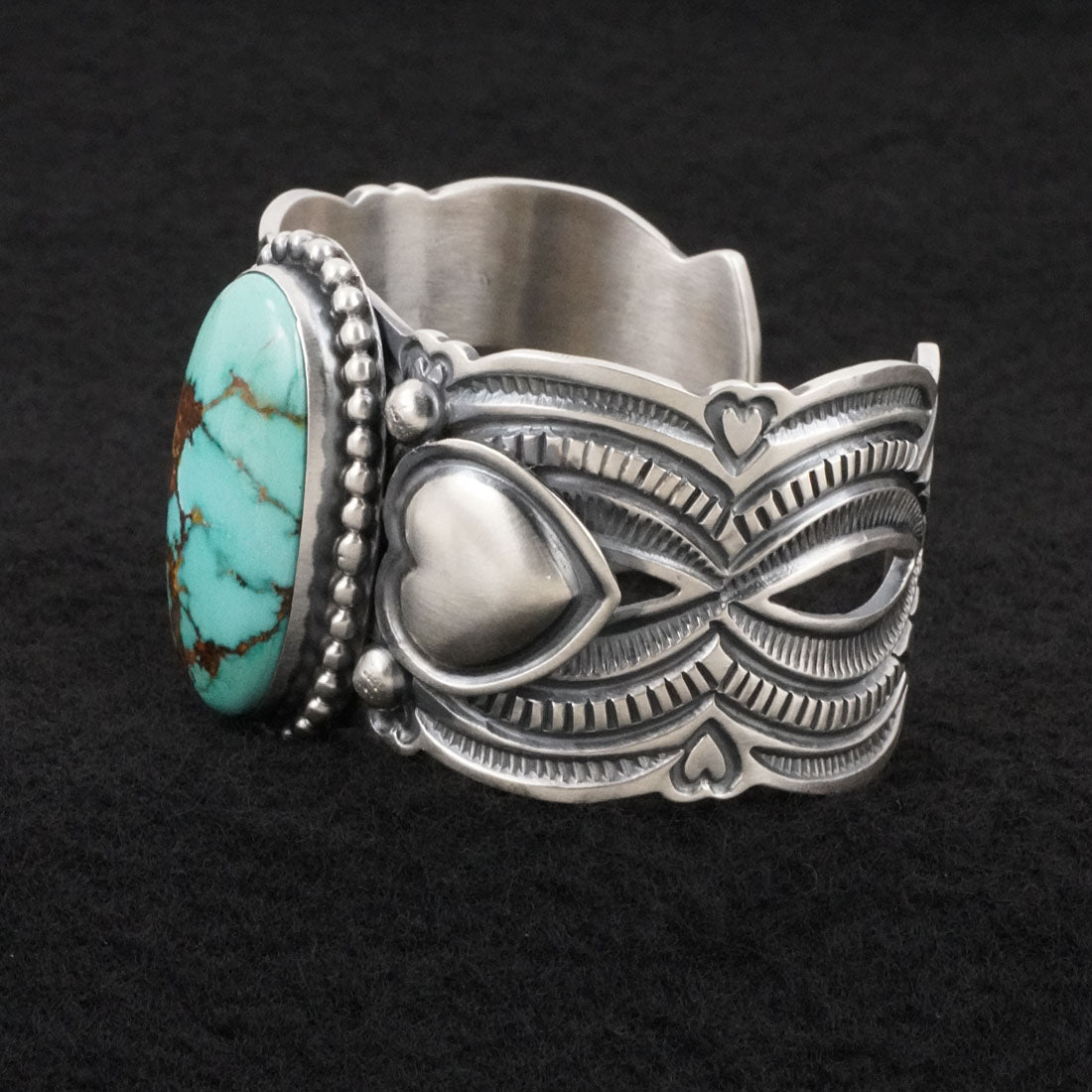 Arnold Blackgoat Turquoise & Sterling Silver Bracelet