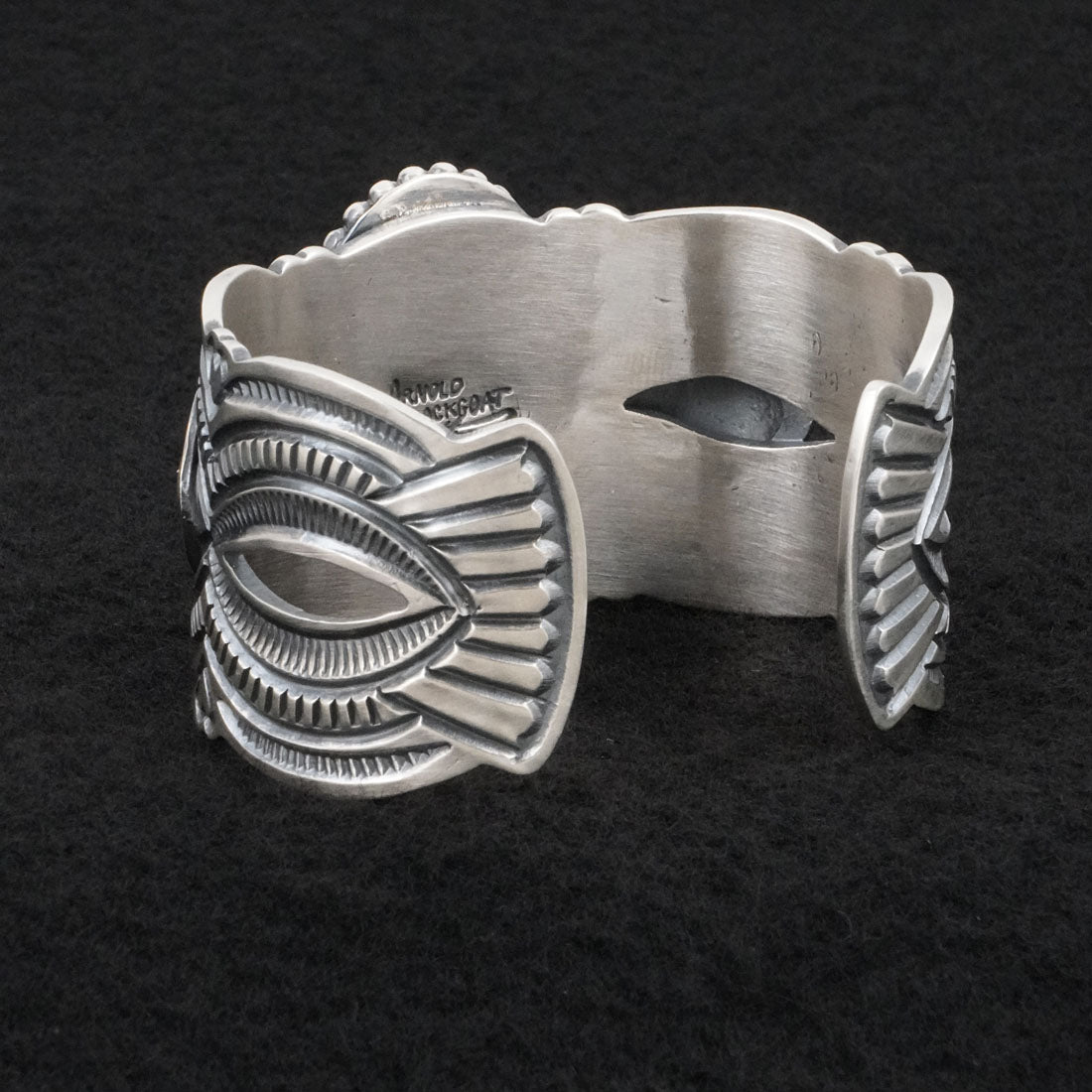 Arnold Blackgoat Turquoise & Sterling Silver Bracelet