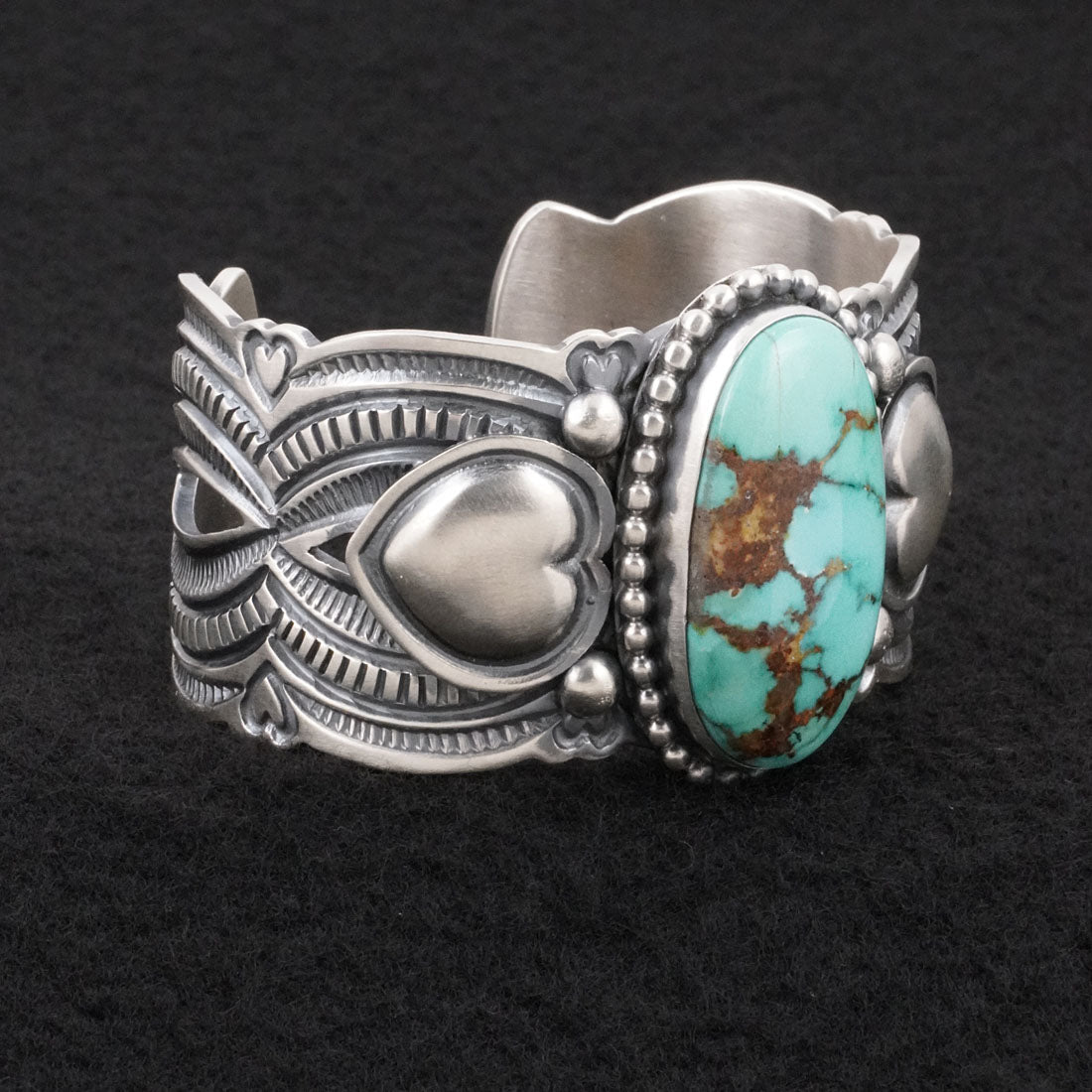 Arnold Blackgoat Turquoise & Sterling Silver Bracelet