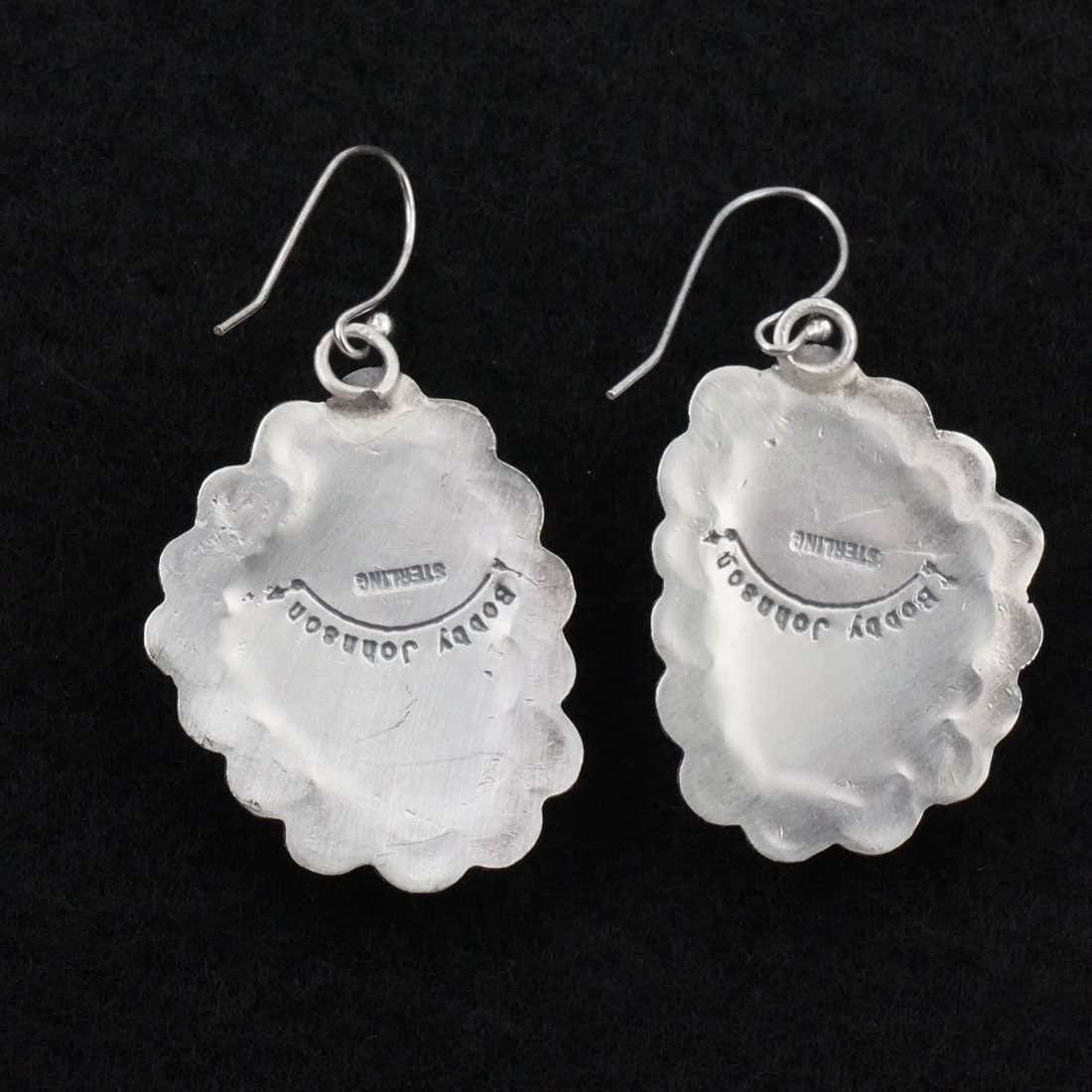 Bobby Johnson Turquoise & Sterling Silver Earrings