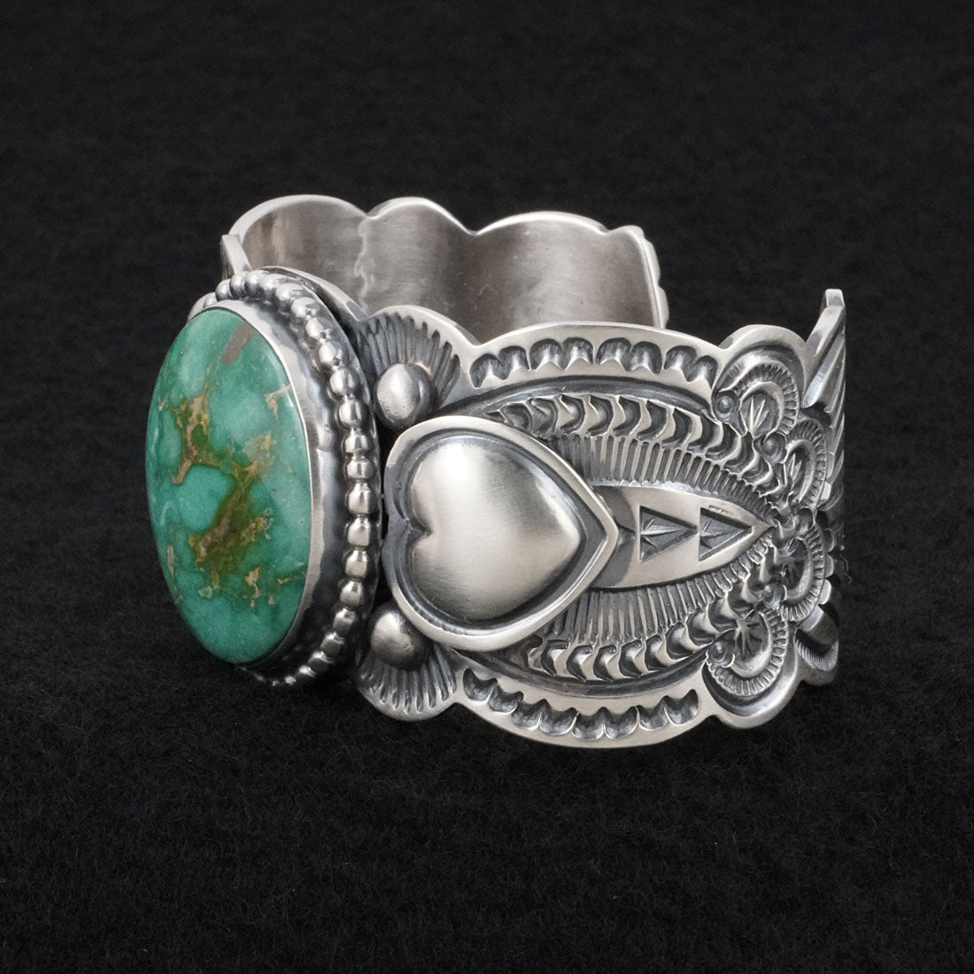 Arnold Blackgoat Turquoise & Sterling Silver Bracelet