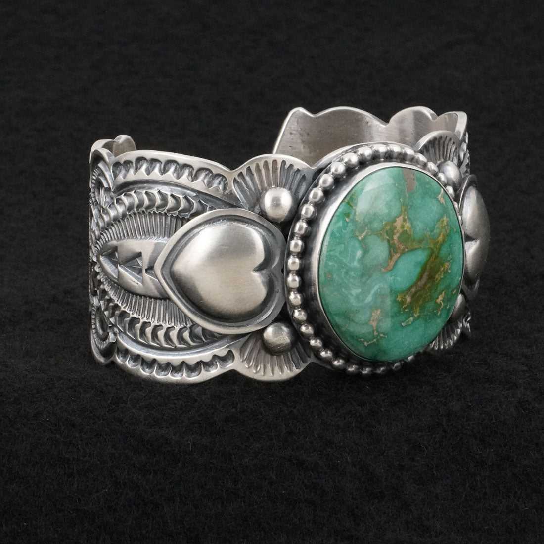 Arnold Blackgoat Turquoise & Sterling Silver Bracelet