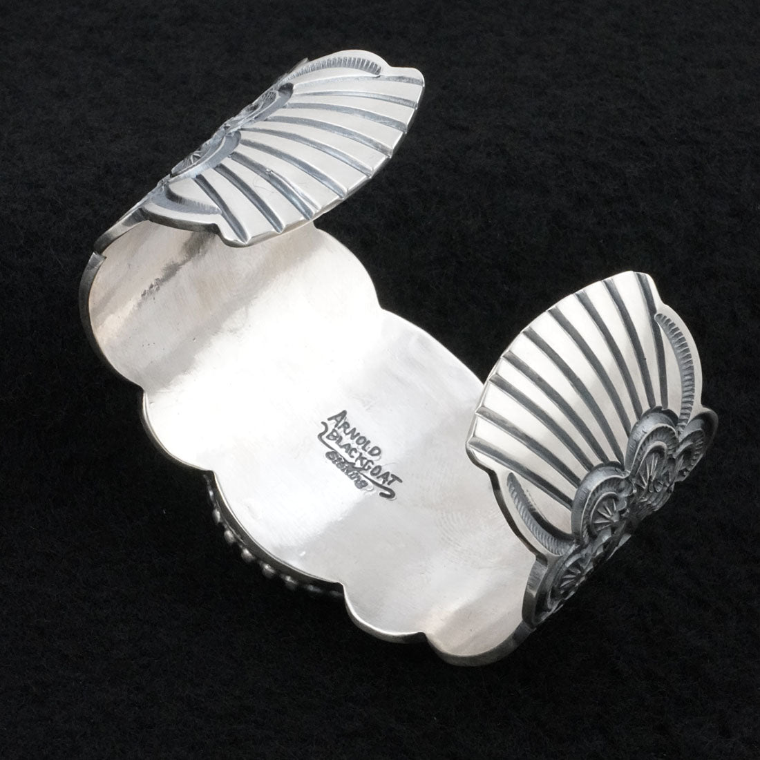 Arnold Blackgoat Turquoise & Sterling Silver Bracelet