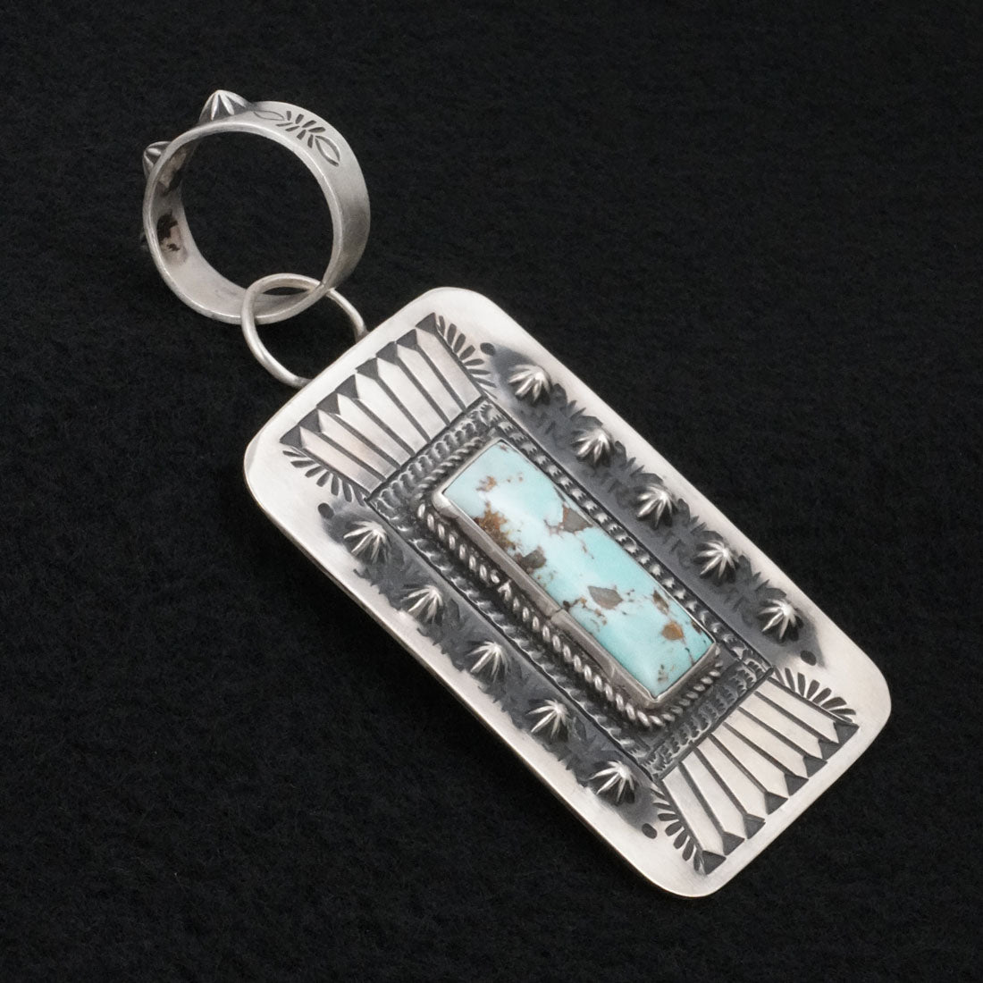 Elvira Bill Turquoise & Sterling Silver Pendant