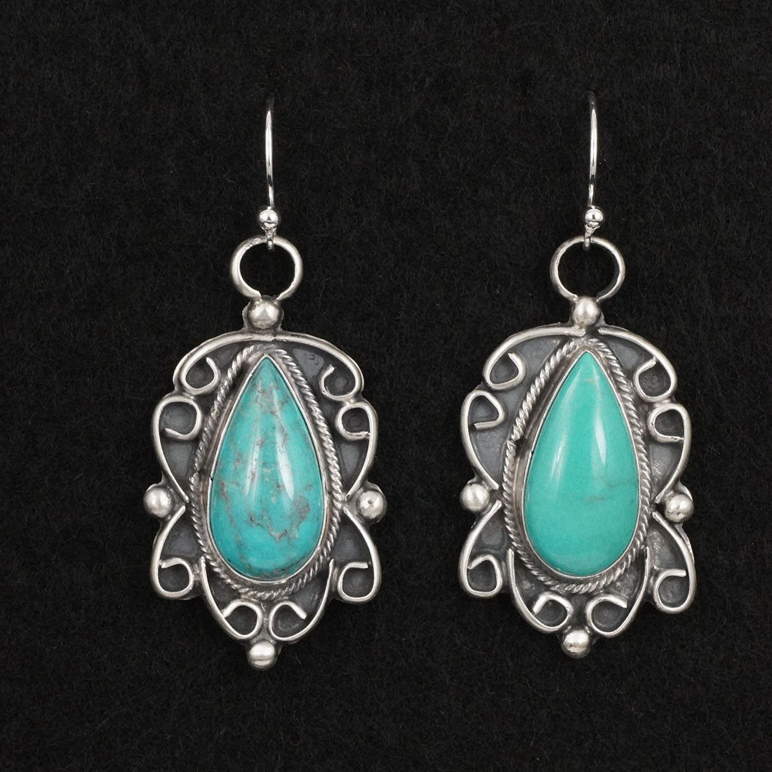 Kobe Martinez Turquoise & Sterling Silver Earrings