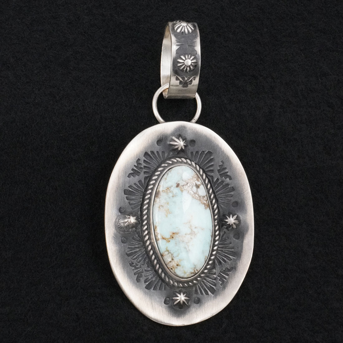Elvira Bill Turquoise & Sterling Silver Pendant