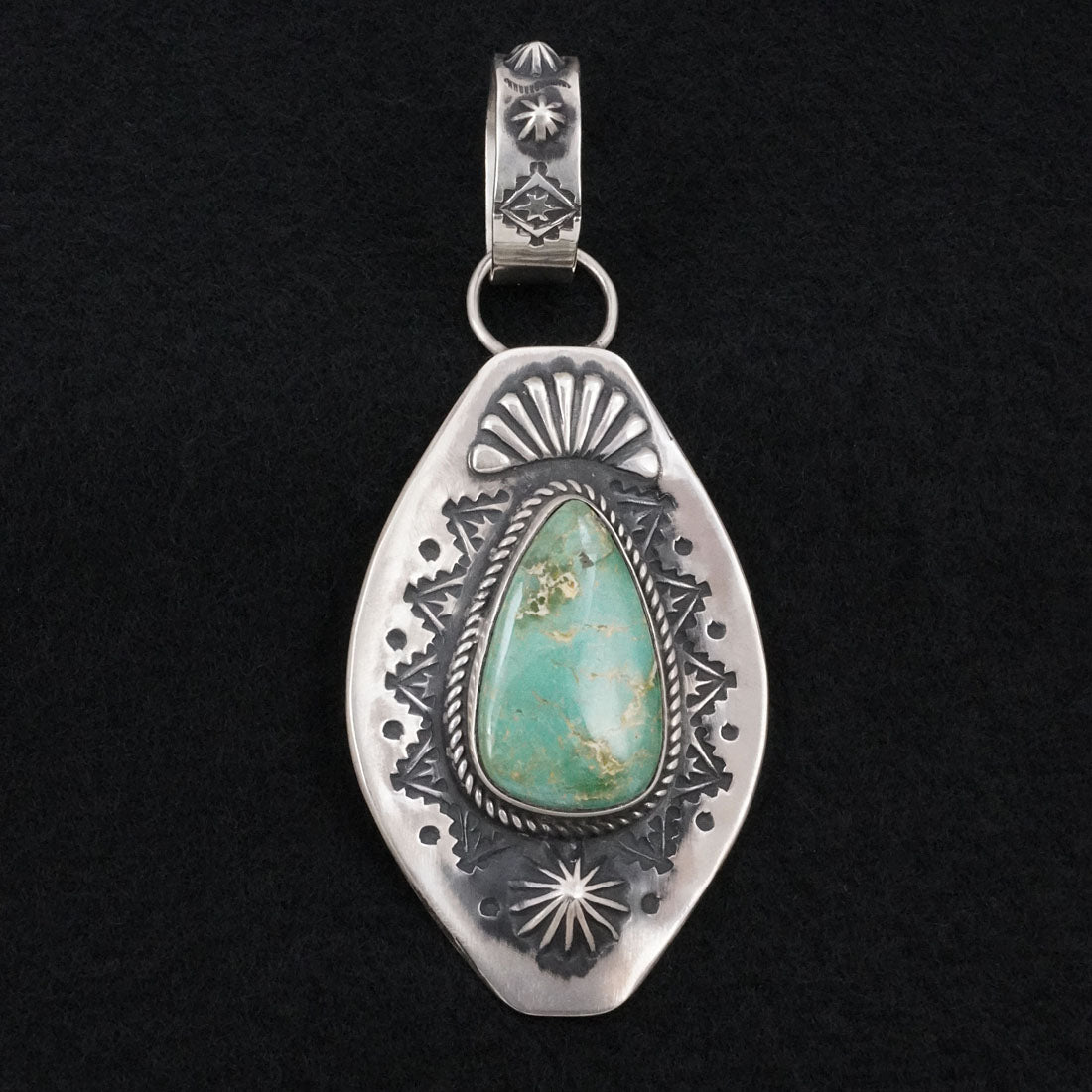 Elvira Bill Turquoise & Sterling Silver Pendant
