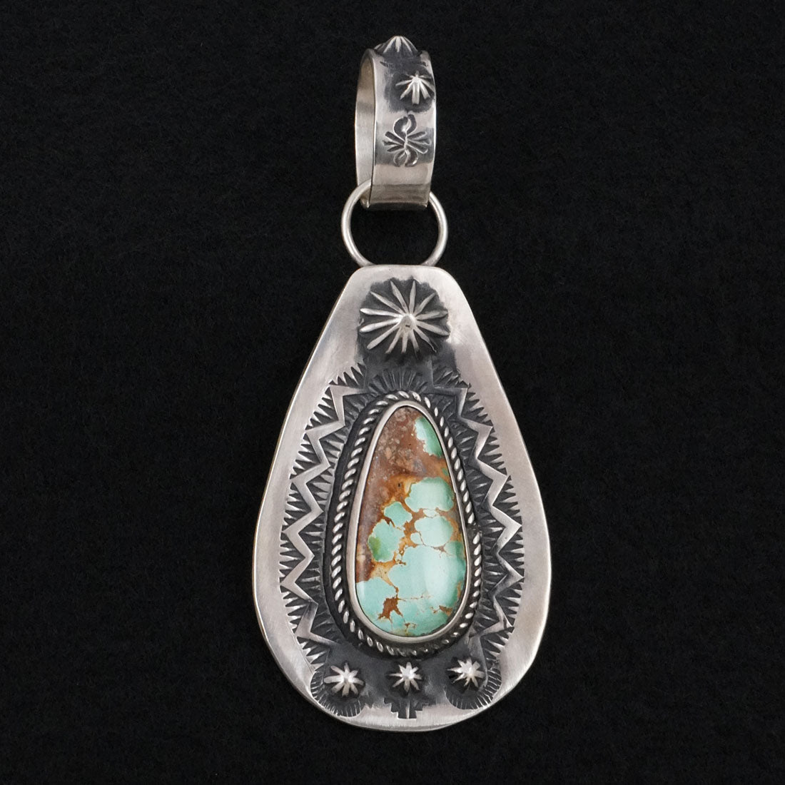 Elvira Bill Turquoise & Sterling Silver Pendant
