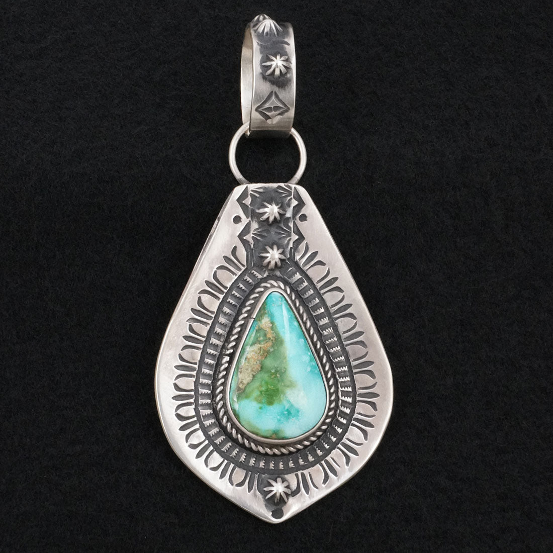 Elvira Bill Turquoise & Sterling Silver Pendant