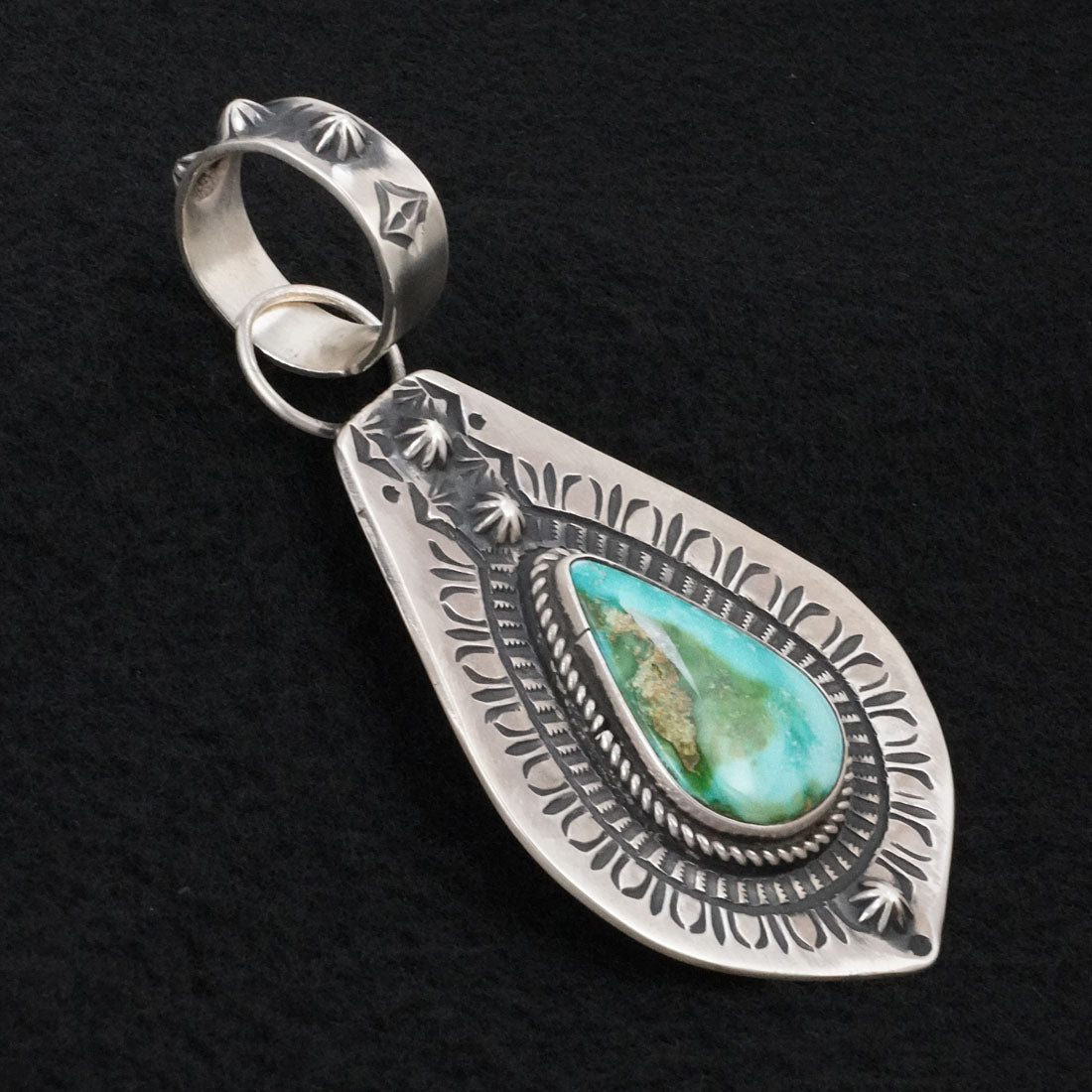 Elvira Bill Turquoise & Sterling Silver Pendant