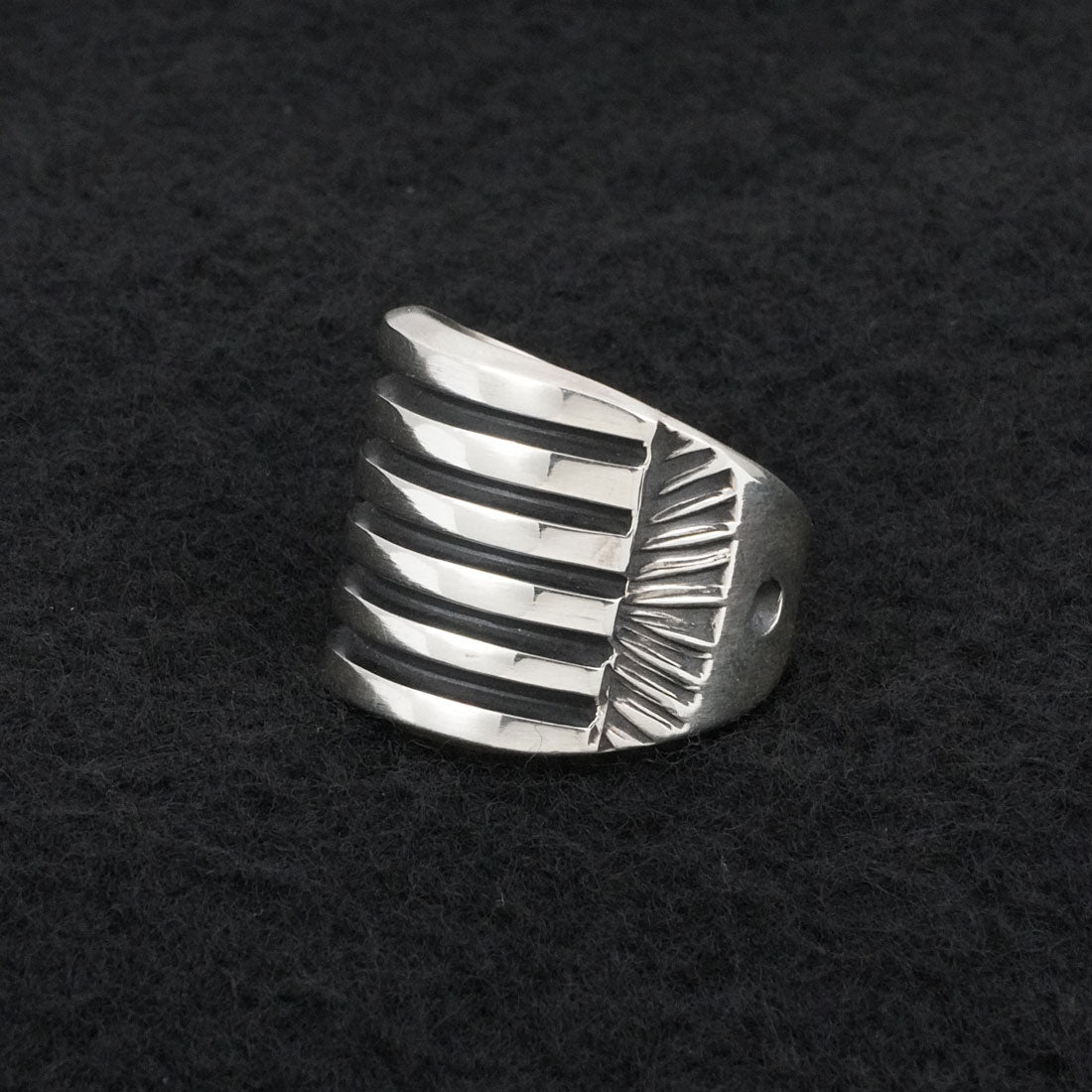 Elvira Bill Sterling Silver Ring Sz. 9.5