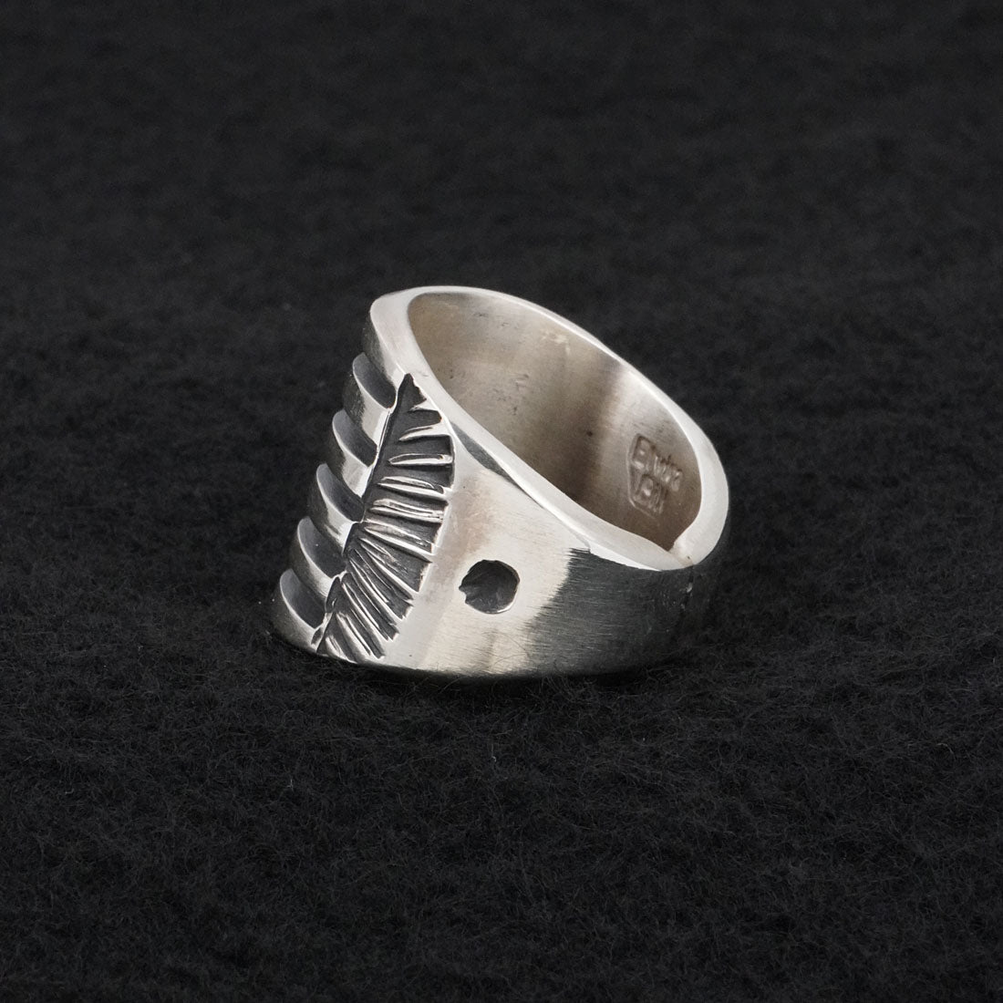 Elvira Bill Sterling Silver Ring Sz. 9.5