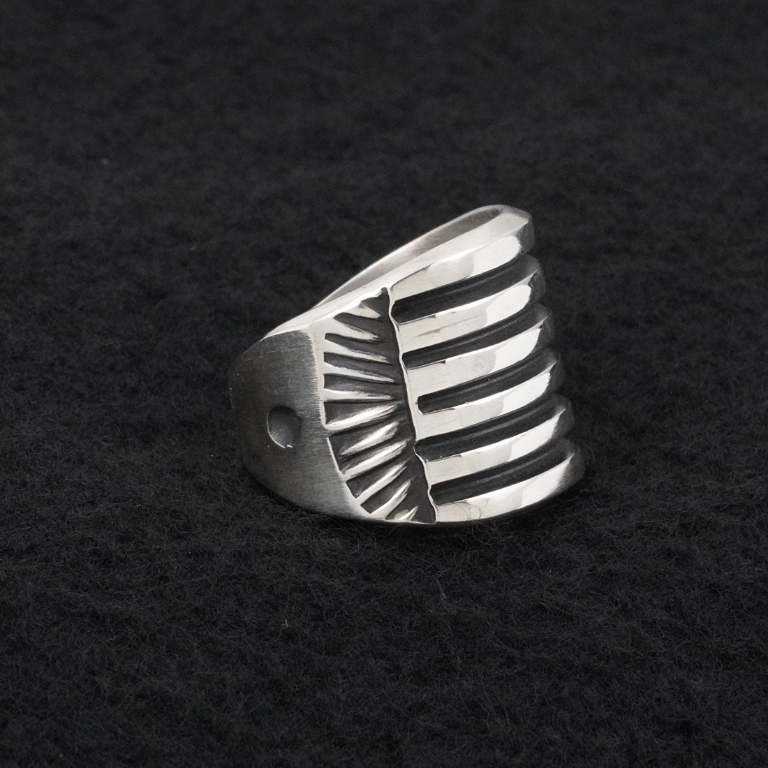 Elvira Bill Sterling Silver Ring Sz. 9.5