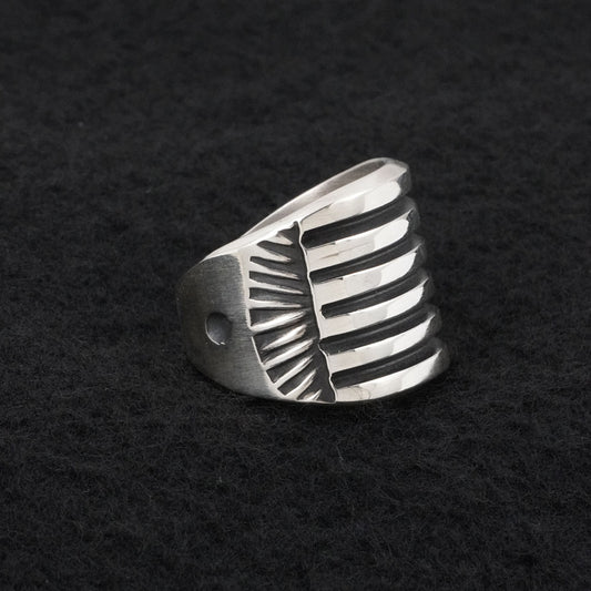 Elvira Bill Sterling Silver Ring Sz. 9.5