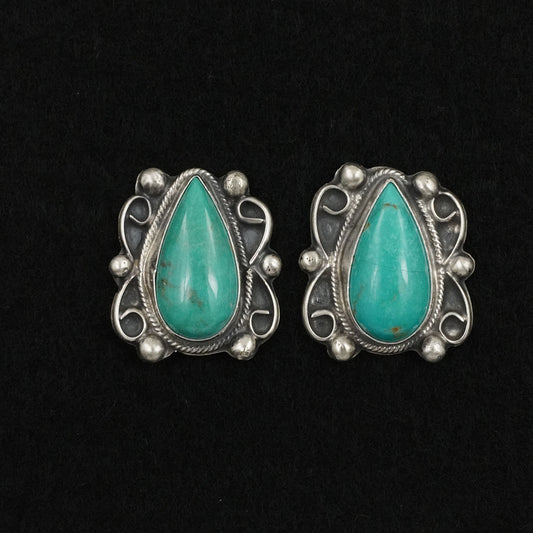 Kobe Martinez Turquoise & Sterling Silver Earrings