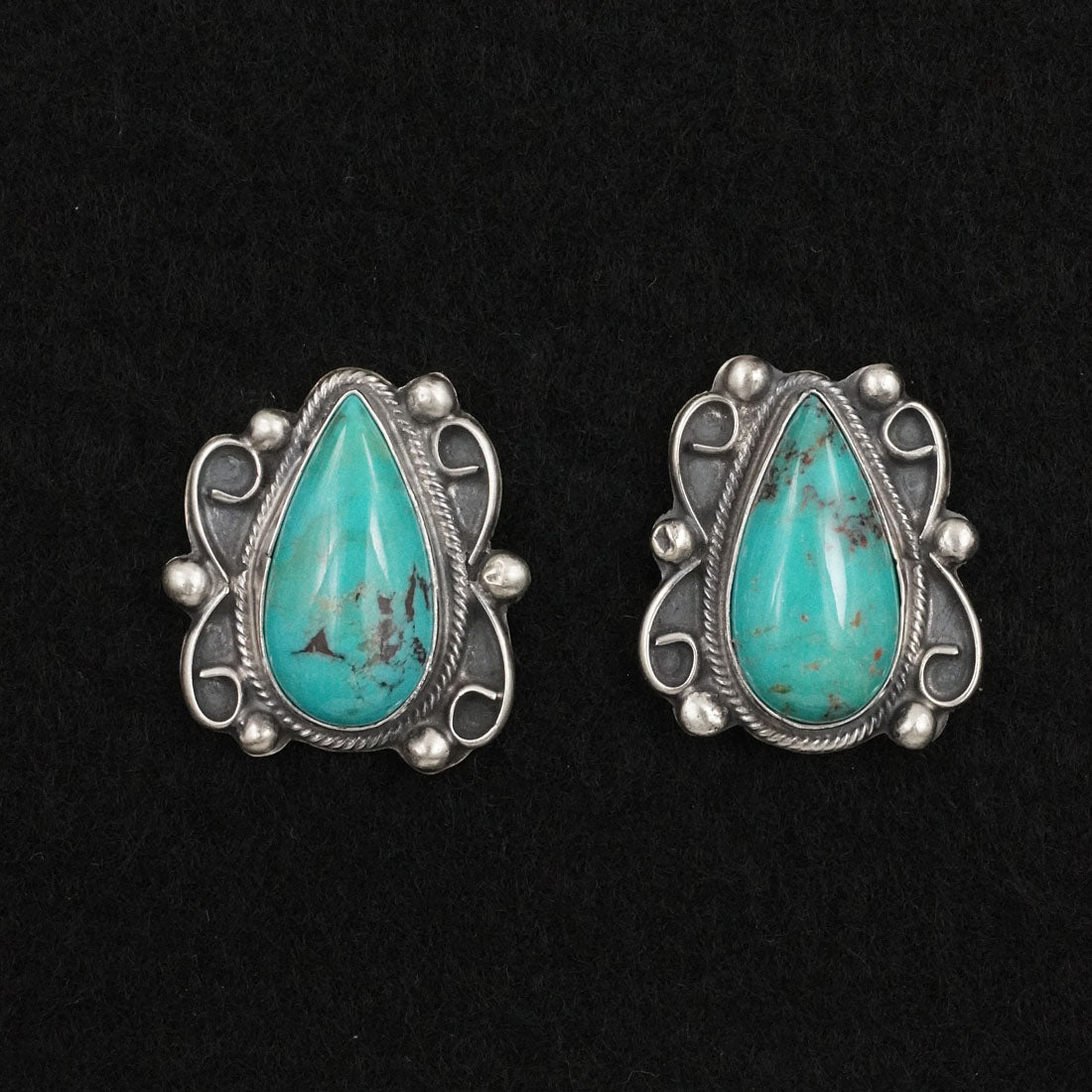 Kobe Martinez Turquoise & Sterling Silver Earrings