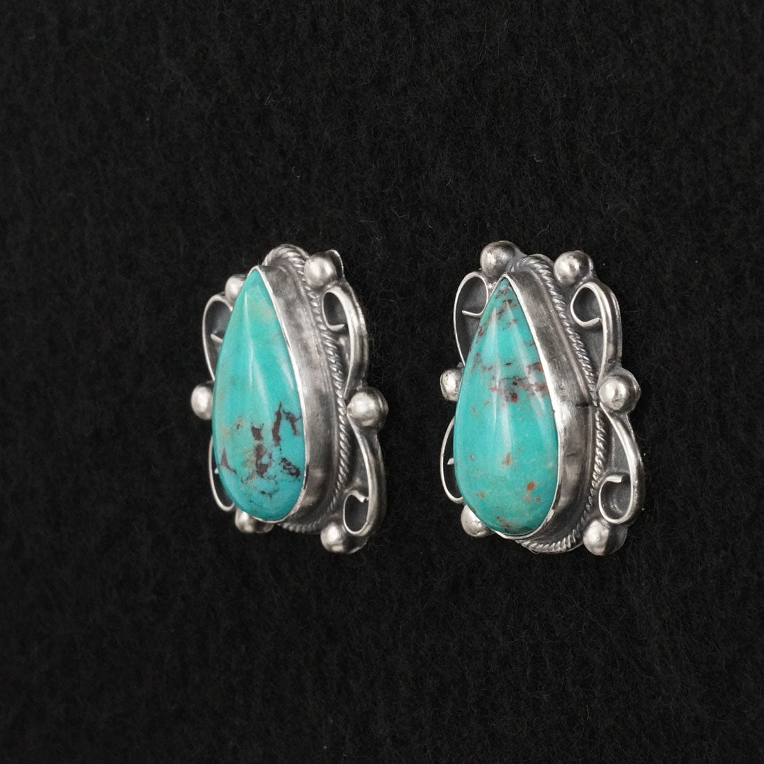 Kobe Martinez Turquoise & Sterling Silver Earrings