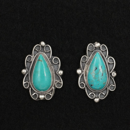 Kobe Martinez Turquoise & Sterling Silver Earrings