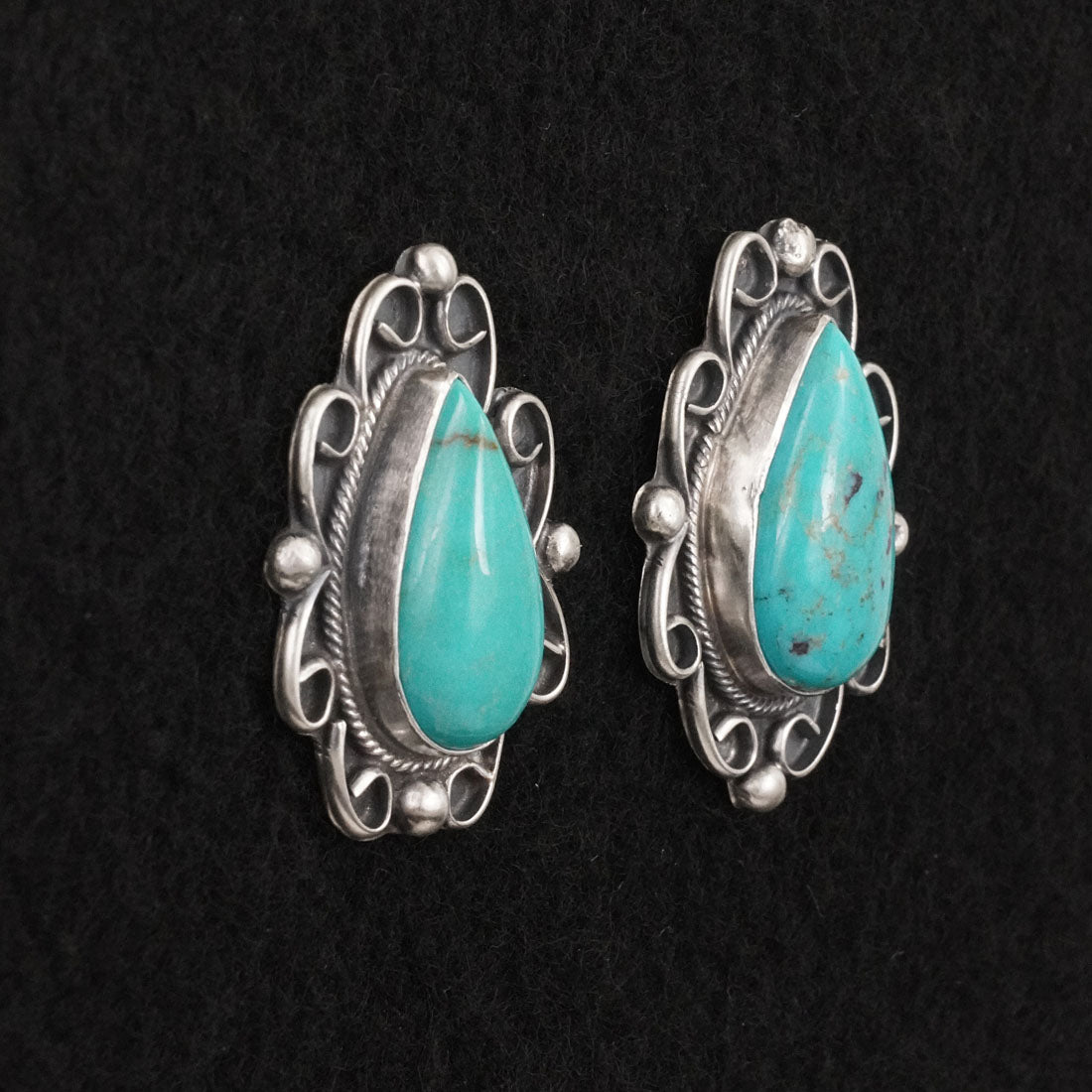 Kobe Martinez Turquoise & Sterling Silver Earrings